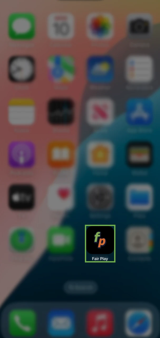 The FairPlay app will be installed automatically.