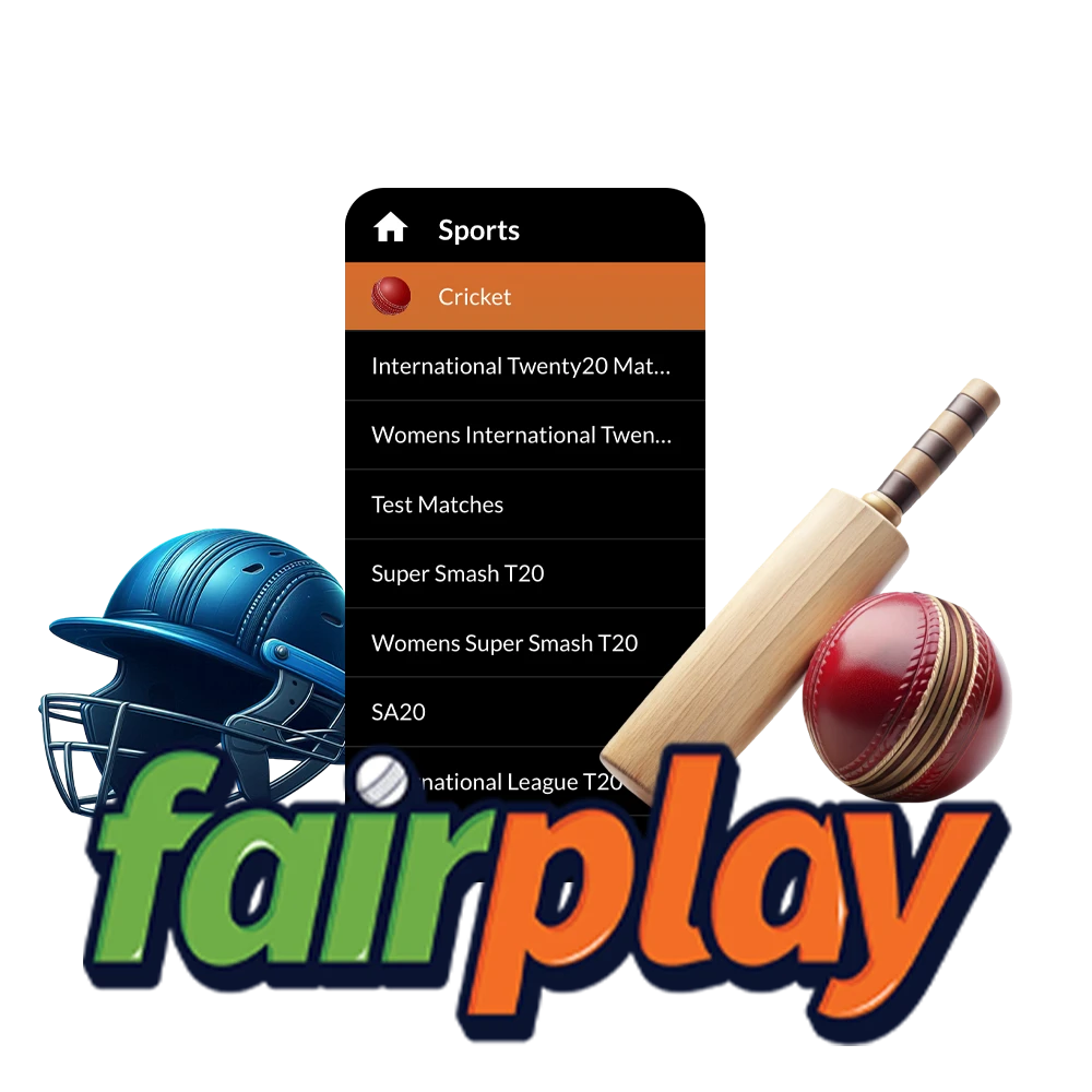 Bet on cricket and win on the FairPlay website.